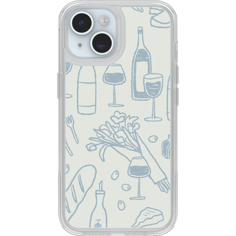 product image 1 - iPhone 15, iPhone 14 und iPhone 13 Hülle Symmetry Series Clear Paris Collection