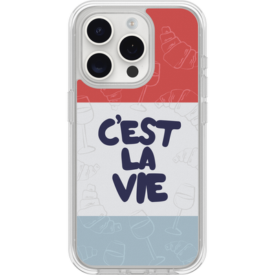 iPhone 15 Pro Case | Symmetry Series Clear Paris Collection