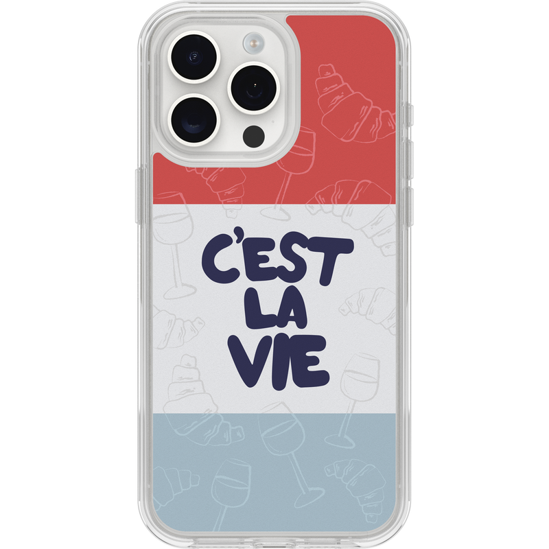 product image 1 - iPhone 15 Pro Max Case Symmetry Series Clear Paris Collection